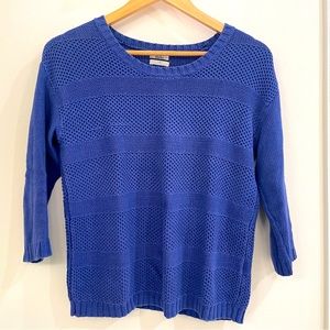Blue Madewell knit sweater size S